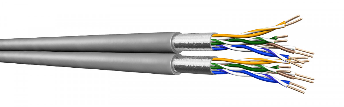 Draka Uc300 S24 cat.5e F/utp LSHF dca grijs 2x(4x2x24) awg