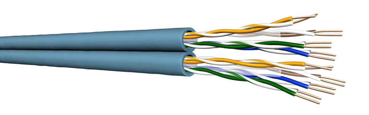 Draka Uc400 23 cat.6 U/utp LSHF dca oranje 2x(4x2x23) awg