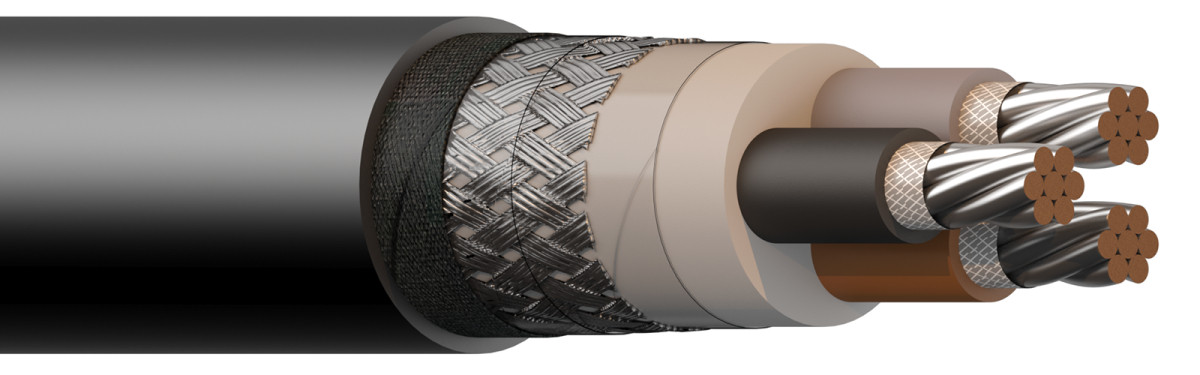 Draka BFOU Bfou-M P5/P12/P105 0,6/1KV BK# 4G2,5 MM²