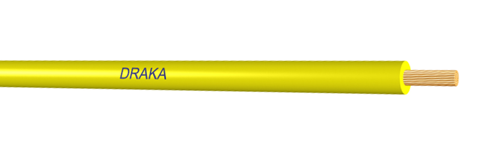 Draka Detectieluskabel 1x1.5MM² polyolefine zwart