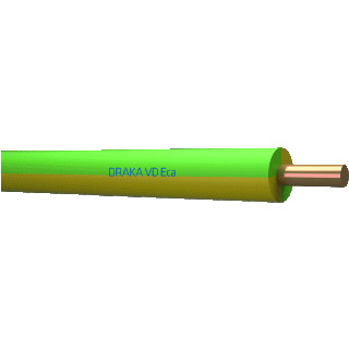 Draka HVD b2ca installatiedraad 16MM² groen/geel