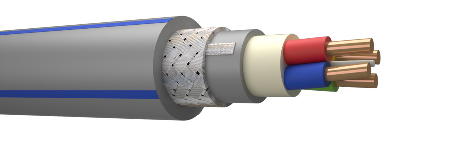 Draka Eo-ymekas TL-P installatiekabel 5G1.5MM² koper 2000M 126614NN