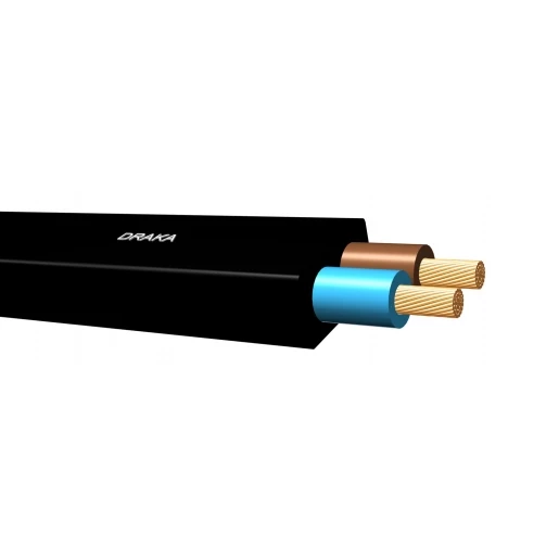 Draka H05RNH2-F prikkabel 2x1.5MM² rubber haspel