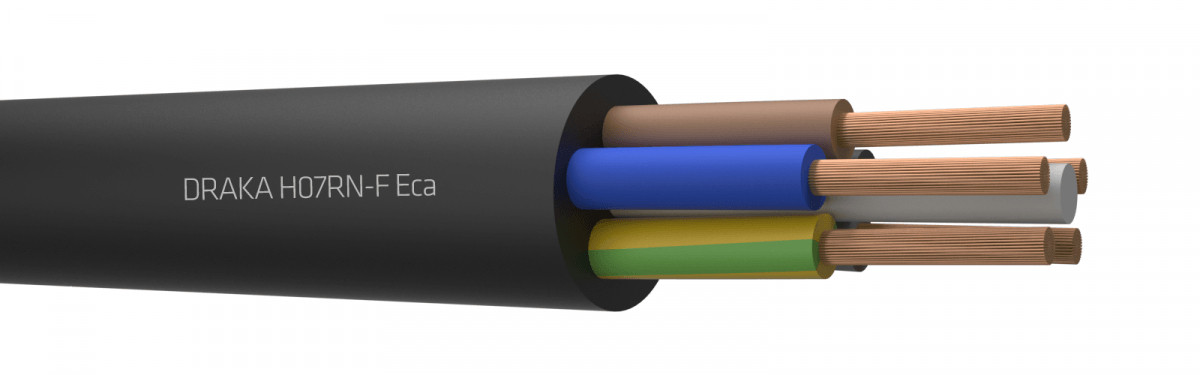 Draka H07RN-F eca drakaflex mantelleiding 5G95MM² zwart 829428NN