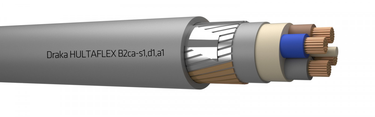 Draka Hultaflex b2ca installatiekabel grijs 4x50mm² 833591NN