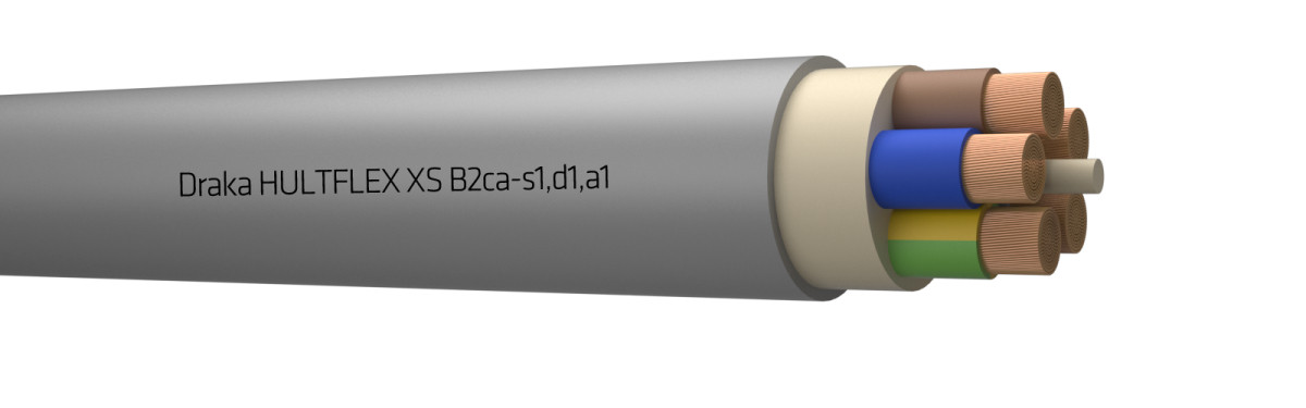 Draka Hultflex XS b2ca 0,6/1KV GY 5G185