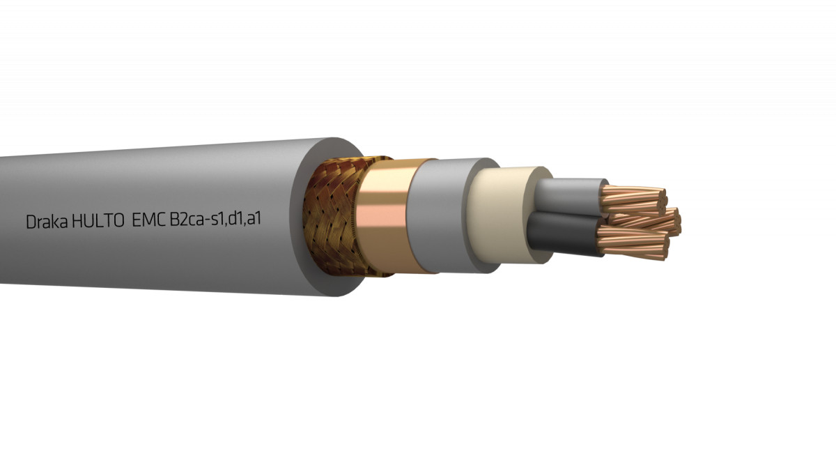 Draka Hulto emc b2ca installatiekabel 3x6mm² grijs 833381NN