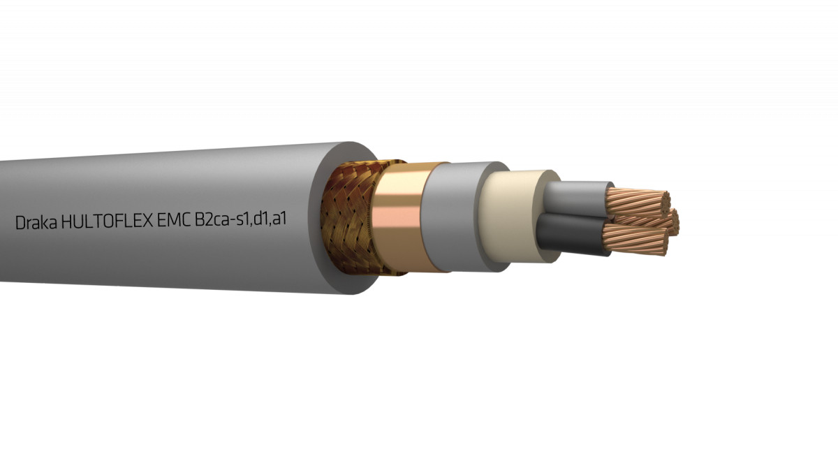 Draka Hultoflex emc b2ca installatiekabel 3x50mm² grijs 833362NN