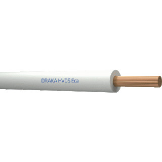 Draka HVDS montagesnoer cca 1,5MM² wit 824484D3
