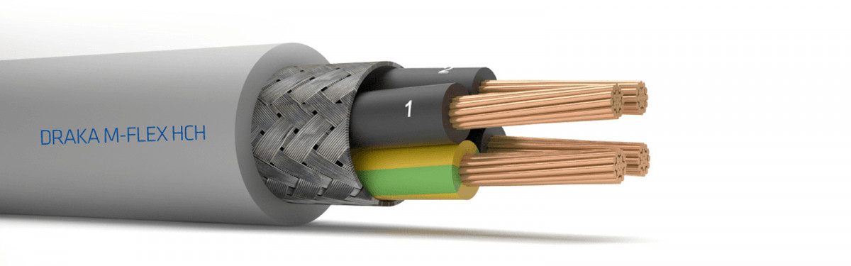 Draka M-flex HCH cca 300/500V GY 2x1,5 MM2