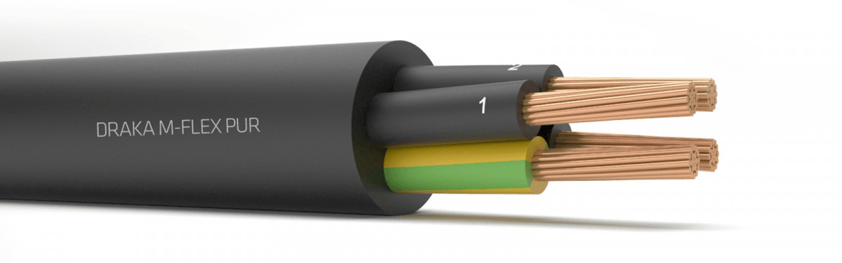 Draka M-flex pur 300/500 stuurstroomleiding zwart 5G2,5MM²