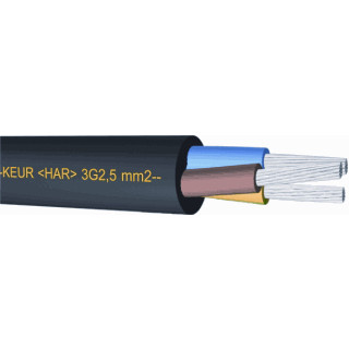 Draka NWPK aqua mantelleiding 5x6mm² rubber 2000M 120836NN