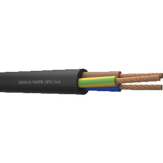 Draka NWPK spec eca mantelleiding 3G6MM² zwart 820750NN