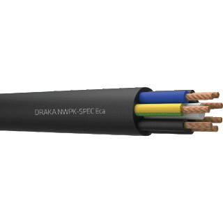 Draka NWPK spec eca mantelleiding 7G2,5MM² zwart 820746NN