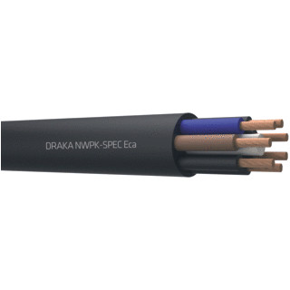 Draka NWPK spec eca mantelleiding 7x2,5MM² zwart 820737NN
