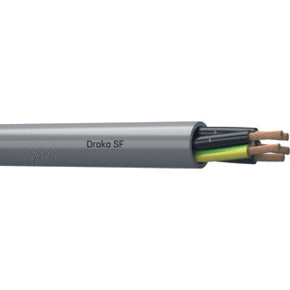 Draka SF stuurstroomkabel dca grijs 4G0,75MM²