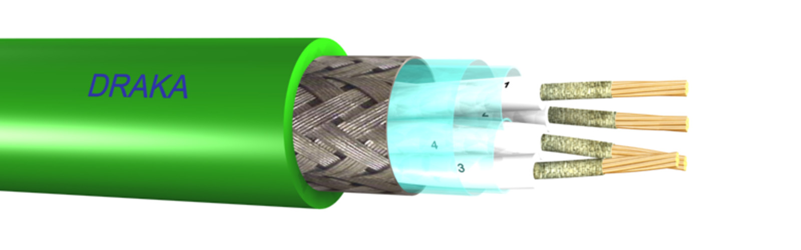 Draka Shipline bxoi scheepscommunicatiekabel 2x14x0,75MM² 125767NN len