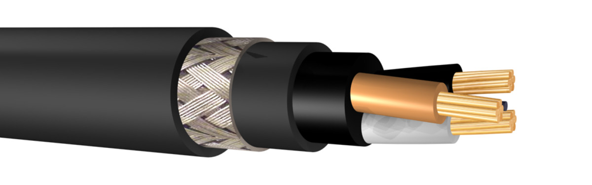 Draka SHIPLINE PLUS TIOI Tioi 0,6/1KV BK 3x120/60 MM2 DRKNN