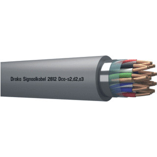 Draka 2800 signaalkabel afg dca grijs 12x2x0,8MM