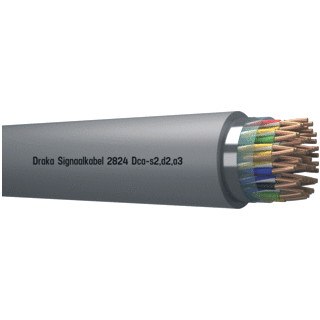 Draka 2800 signaalkabel afg dca grijs 24x2x0,8MM - 500MTR