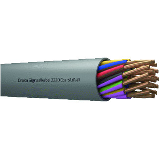 Draka 2200 cca signaalkabel grijs 20x0,8MM 828083NN