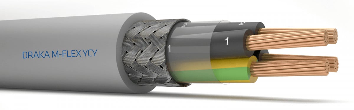 Draka Super YCY 300/500 stuurstroomleiding 4x0,75MM² grijs 126890NN len