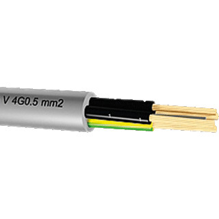Draka M-fleg YCY stuurstroomkabel 12G2.5MM² polyvinylchloride (PVC)