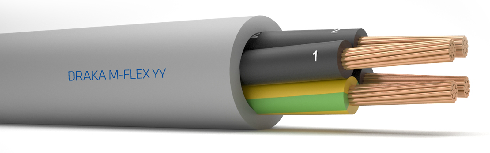 Draka Super YY 300/500 stuurstroomleiding 6G0,5MM² grijs 126483F3 RG