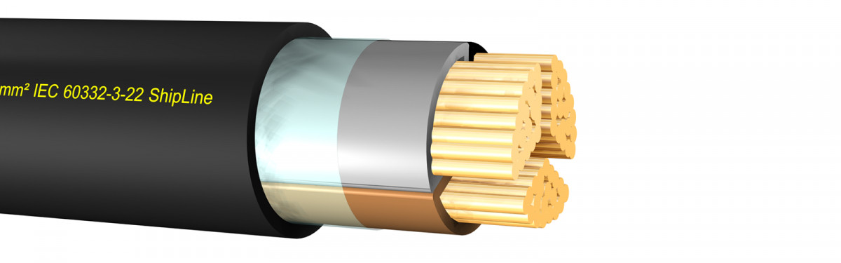 Draka Shipline ti scheepsvoedingskabel 1x150mm² copolymeer thermoplastisch zwart 125521NN len