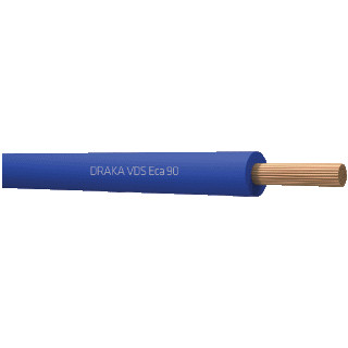 Draka VDS 90°C eca montagesnoer 1,5MM² blauw 832764D3