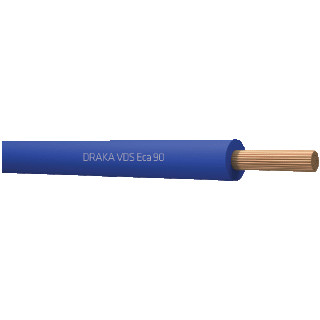 Draka VDS 90°C eca montagesnoer 25MM² blauw 832802F3