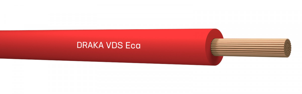 Draka VDS 90°C eca montagesnoer 2,5MM² rood 832777D3