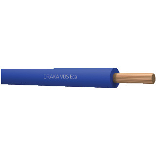 Draka VDS eca montagesnoer 6MM² blauw 809972D3