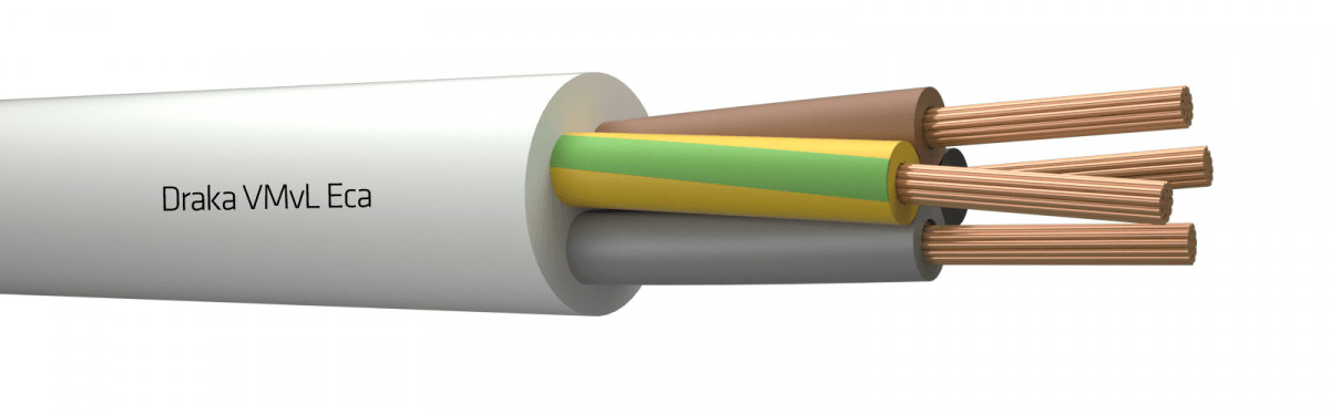 Draka VMVL eca mantelleiding 4G1MM² wit 827171H6