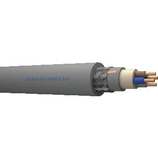 Draka Vo-xmvkas eca lichte installatiekabel 4x1,5MM² grijs 826736NN