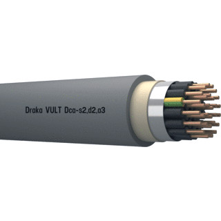 Draka Vult dca installatiekabel grijs 30G1,5MM²