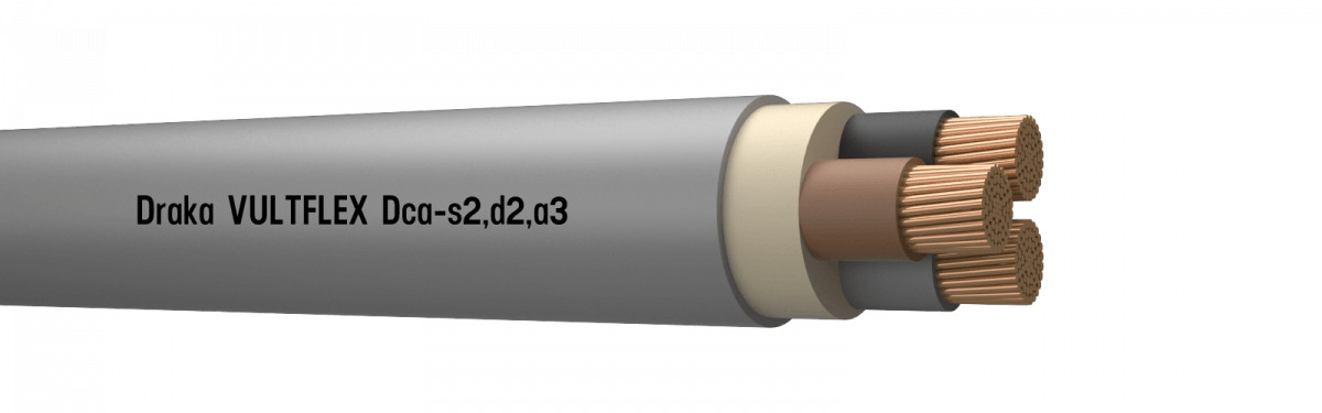 Draka Vultflex dca installatiekabel grijs 3x185mm²