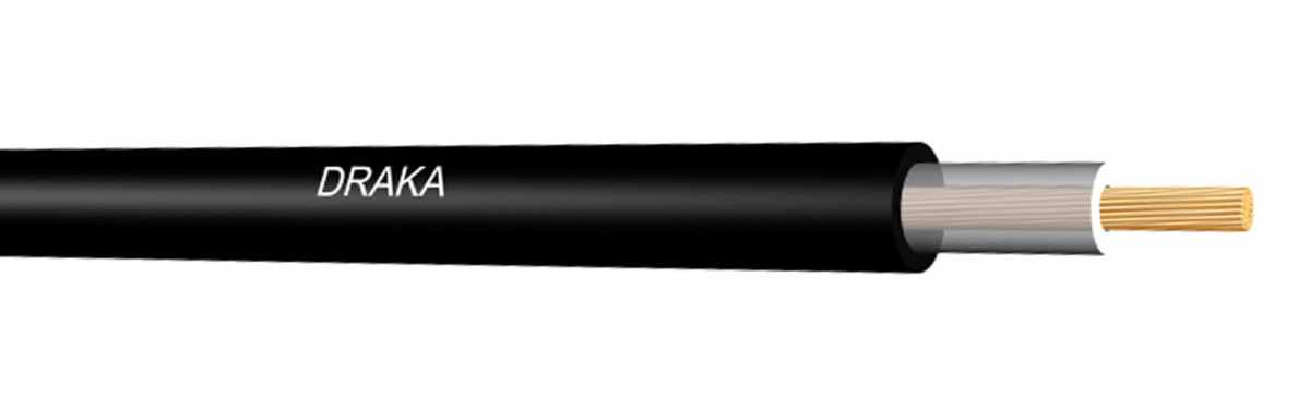 Draka Xlpe soepeldetectielusleider 1x1.5MM² polyolefine 750M haspel 128881LD