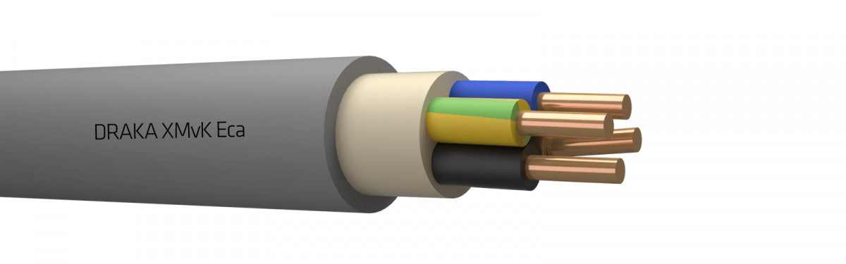 Draka XMVK eca installatiekabel 4G1.5MM² eca polyolefine 90°C 4000M 825886NN