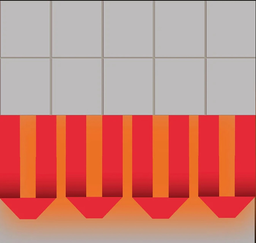 DRL E-Comfort Elektr. vloerverwarming mat 13M2 100W/M2 + wifi thermostaat zwart