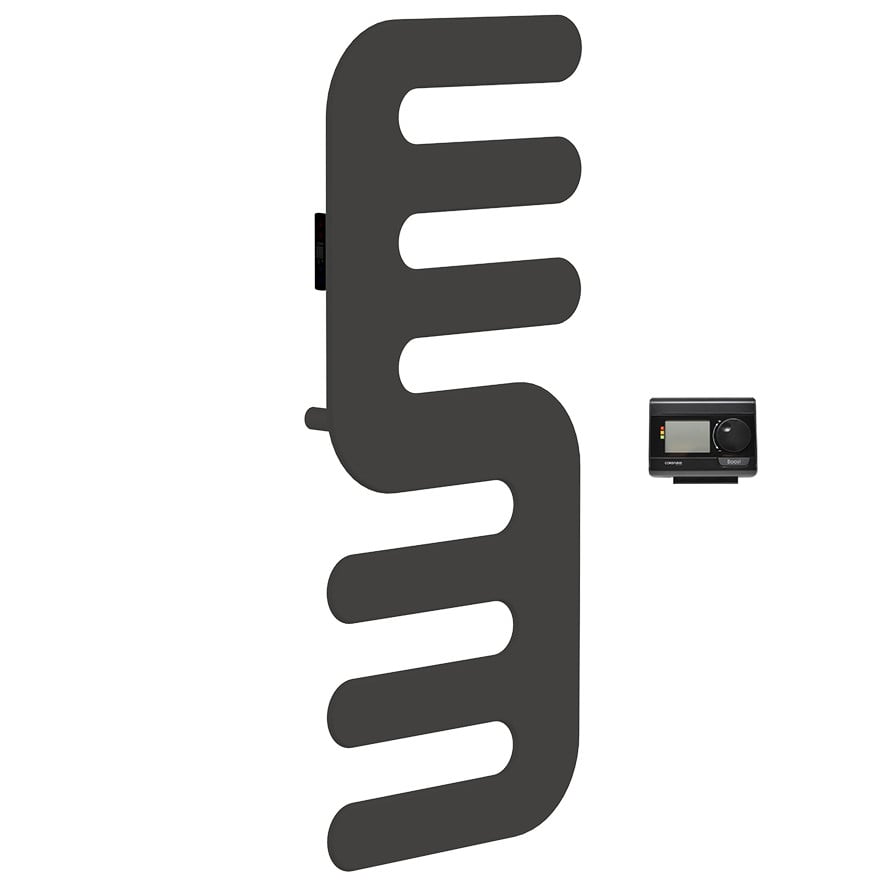 DRL E Design E-Comfort hand® remote 1200x500 500W antraciet