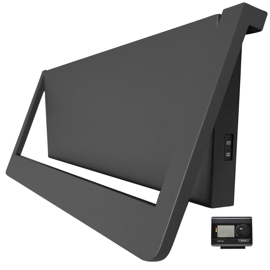 DRL E Design E-Comfort window® remote 500x1100 454W antraciet