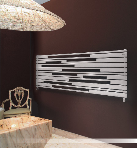 DRL RVS Design radiatoren Stradivari RVS satin horizontal 420x1150