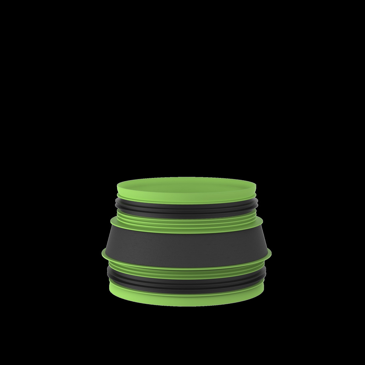 DUCO DucoFlex Geïsoleerd Aansluitstuk met rubber D180/D160 (M/M)