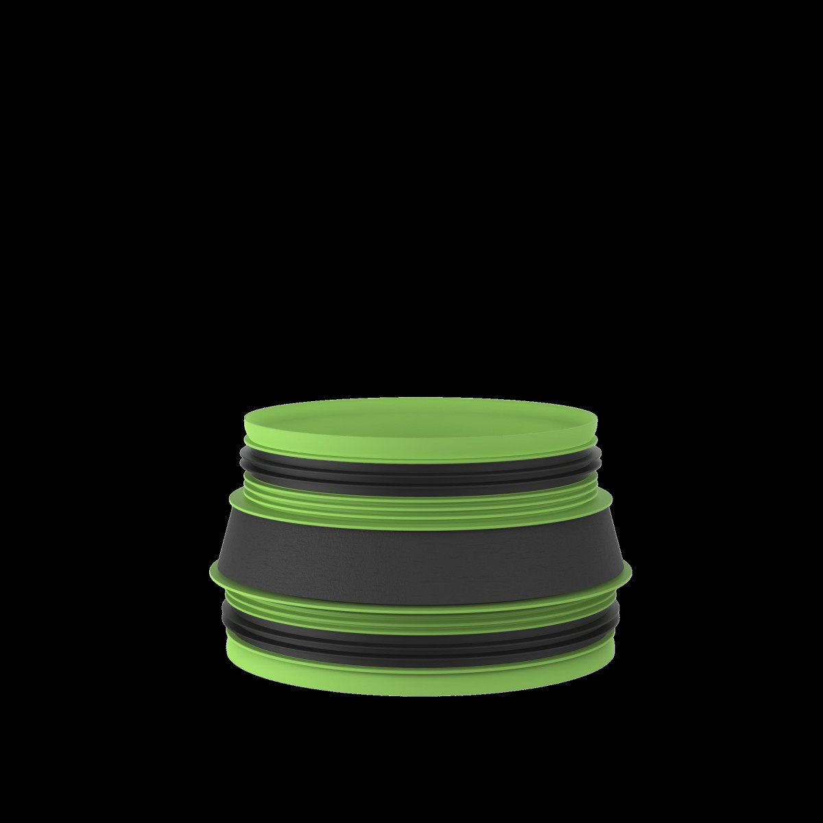 DUCO DucoFlex Geïsoleerd Aansluitstuk met rubber D200/D180 (M/M)