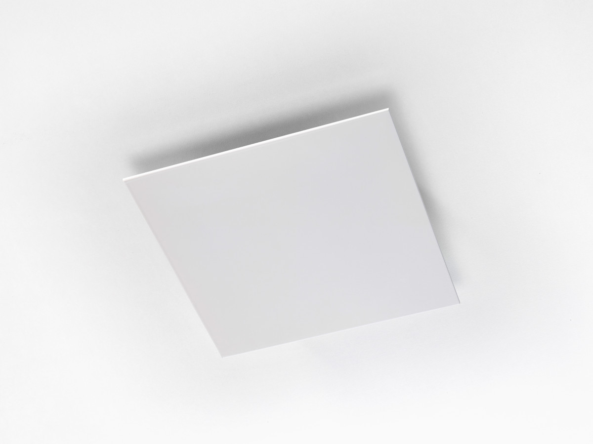 DUCO Luchtinblaas/-afzuigornamenten vent Design vierkant standaard ak (afvoer) ral 9010 structuur