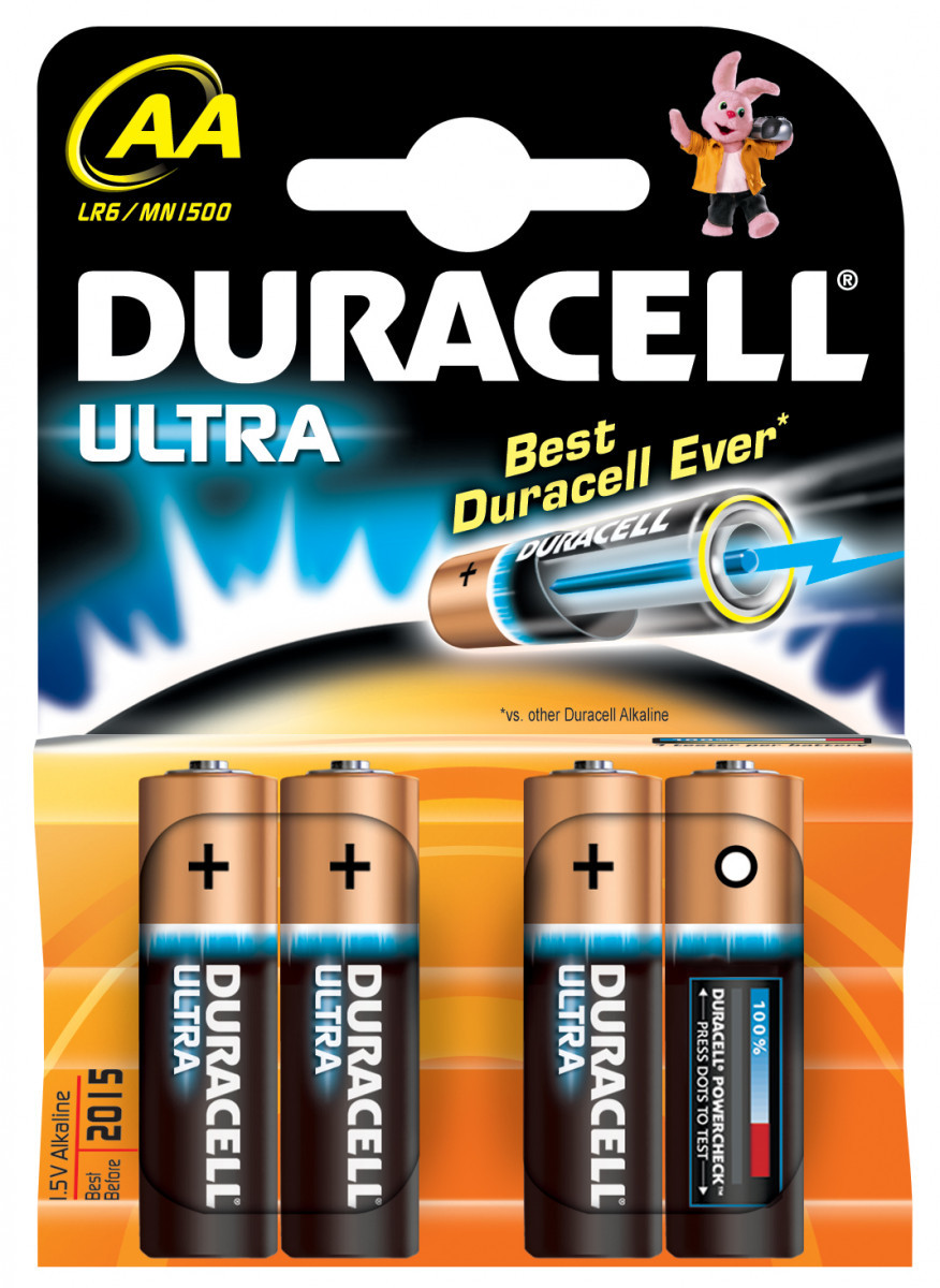 Duracell Batterij aa duracell ultra BL4