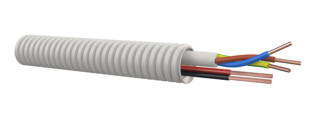 Dynamic Flexibele buis Flexbuis Alarmkabel af 6x0,22 MM² - 16 MM