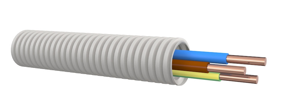 Dynamic Flexibele buis Flexbuis H07V-U 3G2,5 MM² - 25 MTR