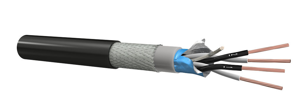Dynamic Instrumentatiekabel Dca Type 03 - re-2X(ST)Y-GSWB-Y 8x2x1,3 MM² dca-S3, D2, a3 - zwart